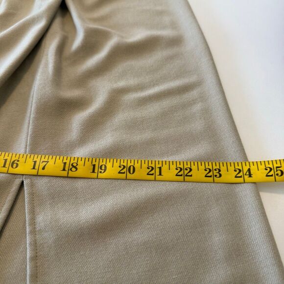 Vince Camel Wool Blend Twist Front Faux Wrap Midi Skrt Sz12 Heritage, Old Money - Picture 7 of 12